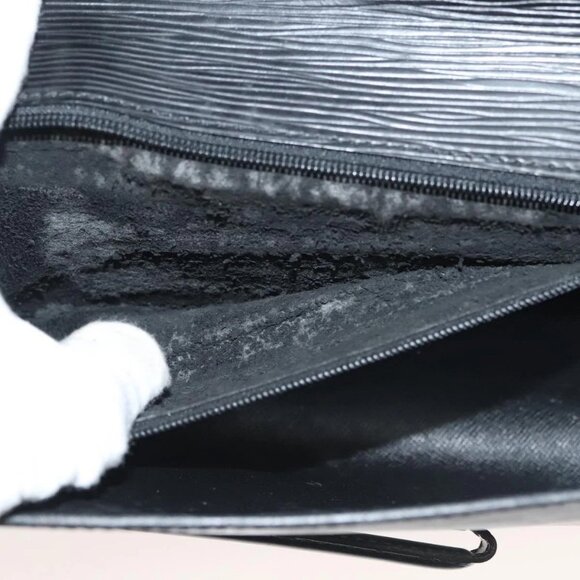 LOUIS VUITTON Epi Chaillot Clutch Bag Black M52542 LV Auth th6301 - Picture 8 of 16